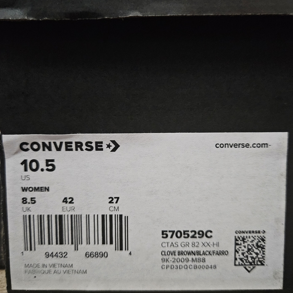 Converse CTAS GR82 XX-Hi Clove Brown - Picture 7 of 8